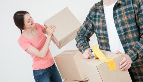 Efficient transportation of office equipment by Surrey Self Storage