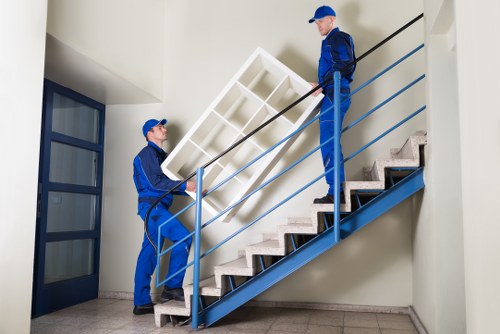 Surrey Self Storage team handling office move