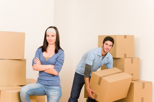 Customer using Man and Van storage solutions in Surrey