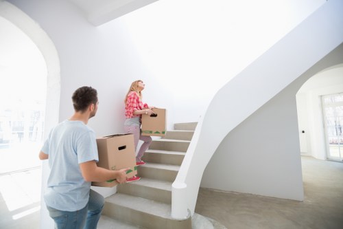 Organizing items in Surrey's self-storage during a move